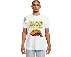 Merchcode Marvel Deadpool - Taco Heren Tshirt - XS - Wit