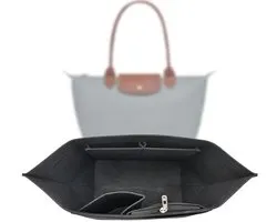 Organizer voor Longchamp tas, tasorganizer voor Longchamp Le Pliage M, handtas organizer, multi-pocket vilten handtas organizer, wallet organizer voor Longchamp