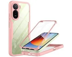 Hoesje geschikt voor Xiaomi Redmi A7 Pro - Techsuit ColorVerse 360 Case met Screenprotector - Roze