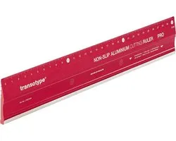 Transotype 17803006 Snijliniaal Professionele Kwaliteit - Liniaal 30cm