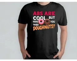 Les abdos sont Cool mais - T-shirt - Funny - Donuts - JokeOfTheDay - LOL - ComedyGold - GrapVanDeDag - FunnyMomenten - ComedyGoud