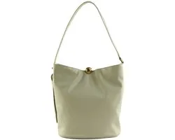 FURLA Leren Schoudertas Sfera Soft Bucket Bag Marshmallow Crème