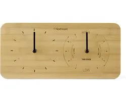 Northcore Horloge murale en Bamboe pour l'heure et les marées
