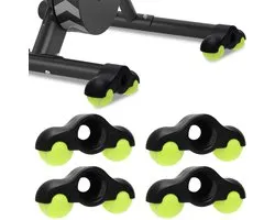 Dailygoods - Pieds de plaque à bascule - 4 pièces - Adaptateur de cyclisme en intérieur - Balles de tennis - Wahoo Kickr Core - Conception antichoc - Adaptateur de vélo