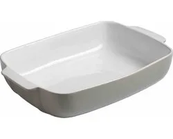 Pyrex Signature Ovenschaal Rechthoek - Keramiek - 42x25 cm - Grijs