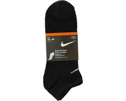 Nike Sneaker Sokken - Unisex - zwart M: 38-42