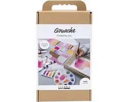 Creativ Company schilderset gouache voor kinderen en volwassenen - creatieve hobbyset.