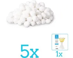 Intex - Filtermateriaal - Filterbollen 29045 - Geschikt voor Zandfilterpomp - Volumebundel - Filterbollen - 5-delig