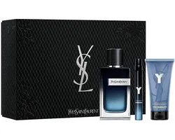 Yves Saint Laurent Y Eau De Parfum Spray Set - 100 ml, 10 ml et gel Shower 50 ml