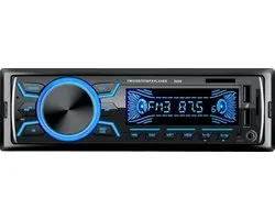 Autoradio TechU™ T149 – 1 Din avec télécommande – Écran 7 couleurs – Radio FM – Bluetooth – USB – AUX – SD – Appel mains libres