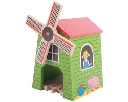 Moulin à vent ferroviaire en bois Bigjigs