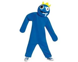 Costume Rainbow Friends Blauw pour Enfants - M (7-8 ans)
