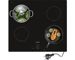 Bosch PUG61RAA5D - Serie 2 - Inbouw Inductiekookplaat - 60 cm - Power Boost: tot wel 35% meer vermogen voor sneller verwarmen op inductie