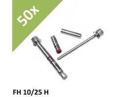 Fischer high performance anchor FH -  - 2) 50x FH 10/25 H