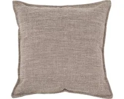 Kussen (gevuld) ASTORIA - 45X45CM - set/2, light taupe