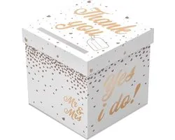 Folat - Enveloppe Gift Box Wedding RoseGold Yes I Do