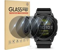 4 Stuks 9H HD Gehard Glas Screen Protector voor Garmin Tactix 8 - Anti-Kras, Antivuil en Bubble Free Bescherming