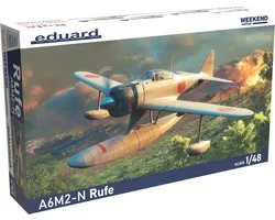 Eduard Modelbouwpakket Vliegtuigen - 84208 Nakajima A6M2-N Rufe - Weekend Edition WWII - Avion à Moteur à Hélice Japonais Plastique - 1:48 - Modélisme