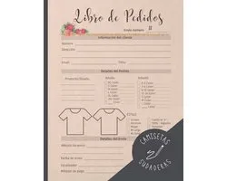 PEDIDOS. CAMISETAS Y SUDADERAS: Lleva un registro de tus ventas, ingresos, clientes y envíos | Regalo práctico para tiendas de diseño de ropa.
