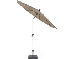 Platinum Sun & Shade - Middenstokparasol - Riva - Ø250cm - Taupe - Kantelbaar - Easy-up draaisysteem - 96% UV protectie