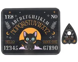 Something Different - Cute and Creepy Bat Cat with Planchette Ouija bord - Multicolours