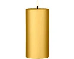 Ester & Erik Led Pillar kaars H15cm gold metallic