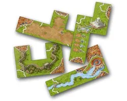 Carcassonne Mini Uitbreiding - Wonderen van de Mensheid III 999 Games Bordspel