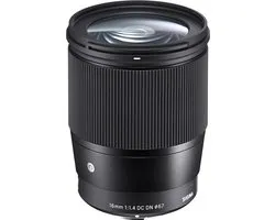 Sigma 16mm F1.4 DC DN cameralens, Fujifilm X-mount