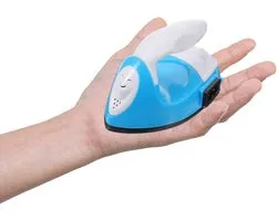 Lurrose Draagbare Mini Elektrische Strijkijzer Warmtepers Snelle Verwarming Keramisch Veilig voor DIY Vinyl Projecten Warmteoverdracht