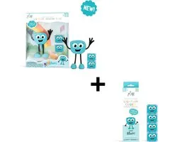 Glo Pals Blair VOORDEEL SET - Light up cubes - Character + light up cubes - blauw