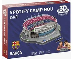 FC Barcelona 3D voetbal stadium puzzle SPOTIFY CAMP NOU