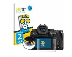 BROTECT - Screenprotector voor Panasonic Lumix DC-G9 II - Folie Beschermfolie transparant volledig dekking - 2 Stuks