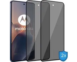 2x TechNow Privé Screenprotector geschikt voor Motorola Edge 60 Fusion Screenprotector - Privacy Beschermglas - Privacy Proteqt+