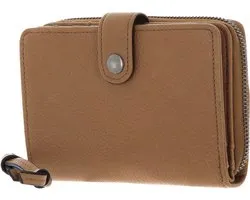 FREDsBRUDER Leren Portemonnee Brevion Wallet Millionaire Iced Coffee Bruine