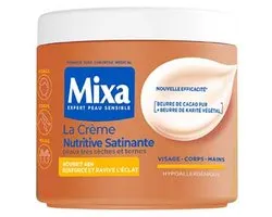 Mixa De Voedende Satinerende Crème 400 ml