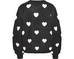 b.young BXMINYA HEART Trui - Off White Mix