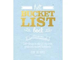 Het Bucketlist boek voor op reis