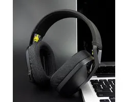 Coussinets de rechange en tissu mesh pour casque de jeu sans fil Logitech G435, oreillettes confortables avec mousse haute densité pour un son optimal et une utilisation prolongée