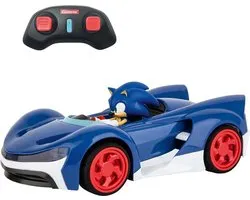 Carrera RC voertuig - RC Auto Mini - Team Sonic Racing - Sonic - Schaal 1:43 - 7,5cm RC Model Kant en Klaar - Carrera