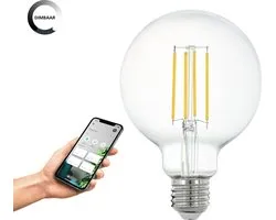 EGLO connect.z Smart LED Lamp - E27 - Ø 9,5 cm - 2700K - Dimbaar - Zigbee