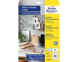 Avery Label Zweckform 38 X 21,2 Mm Papier Recyclé 100 Pièces