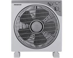 Aigostar | Tafel ventilator | 5 bladen | 3 standen | Ø 34cm | Timer functie | Gebroken Wit