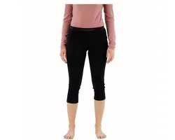Merino 200 Oasis 3/4 thermobroek voor dames, zwart