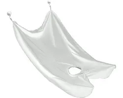 Baard Schort Beard Cape Scheer Shaving Baardschort Baardcape Scheren - Wit