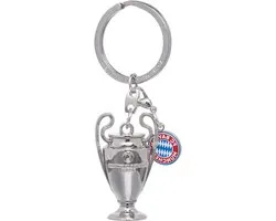 FC Bayern München Sleutelhanger - Voetbal Sleutelhanger - Fan Merchandise - UCL Trofee Design - 335 cm - Zilver