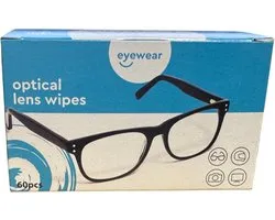 Eyewear Vochtige Brillendoekjes Vochtig - Streeploos - Multifunctioneel - Wegwerp 60 stuks voordeelverpakking