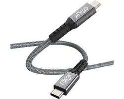 Câble MMOBIEL USB4 2m - 240W Câble de charge USB-C vers USB-C - 8K@60Hz - Transfert de données 40 Gbps - Convient pour Thunderbolt 3 / 4, iPhone 15, MacBook Pro / Air, iPad, Samsung Galaxy, HP, etc.
