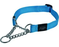 Rogz For Dogs Lumberjack Choker Leiband - 25 mm x 43-73 cm - Turquoise
