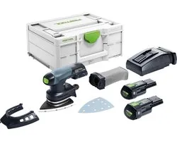 Festool DTSC 400 3, 0 I- Plus Ponceuse delta sans fil 18V 3,0 Ah en Systainer - 577508