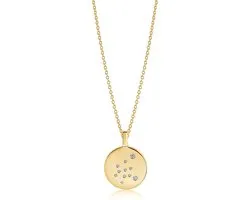 Sif Jakobs ZODIACO AQUARIUS PENDANT SJ-P1064-CZ-YG-45